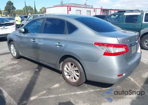 2013 Nissan Sentra S z USA, uszkodzony, nr VIN 3N1AB7AP9DL675036